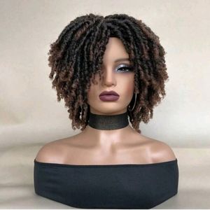 LydiaMFashions Short Dreadlock Wig Brown